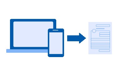 パソコンでもスマホでも書類作成OK